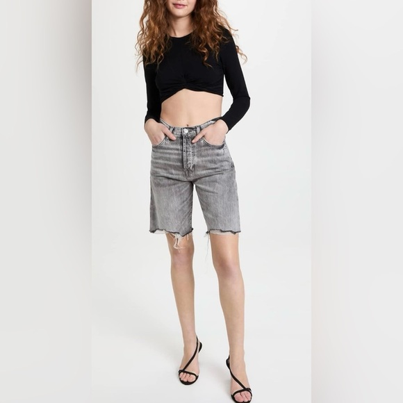 7 For All Mankind Easy James in Fern Grey - Picture 1 of 10